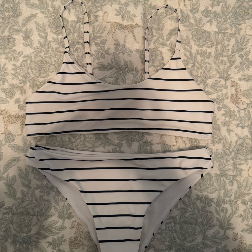 Striped Bikini Set
